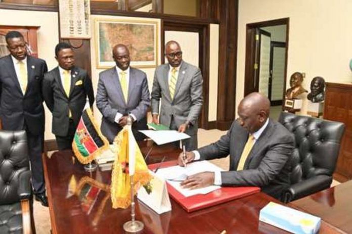 William Ruto was sworn in as Kenya's president on Tuesday William Ruto was sworn in as Kenya's president on Tuesday