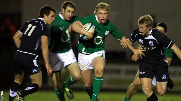 Nevin Spence represented Ireland at underage level and trained with the senior squad