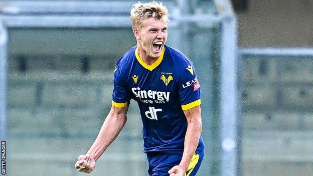 Josh Doig has been playing as a left wing-back for Hellas Verona in Serie A