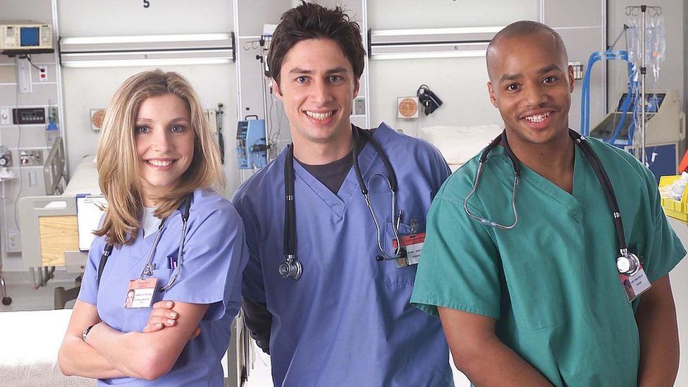 The cast of Scrubs