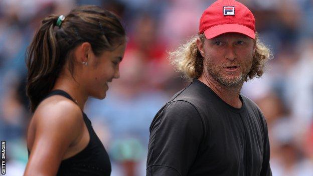 Dmitry Tursunov and Emma Raducanu
