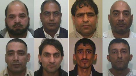 Defendants in Rochdale grooming trial