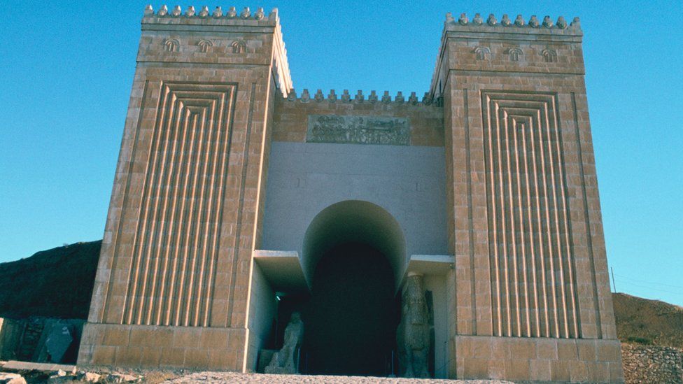 The Nergal Gate at Nineveh, pictured in 1977