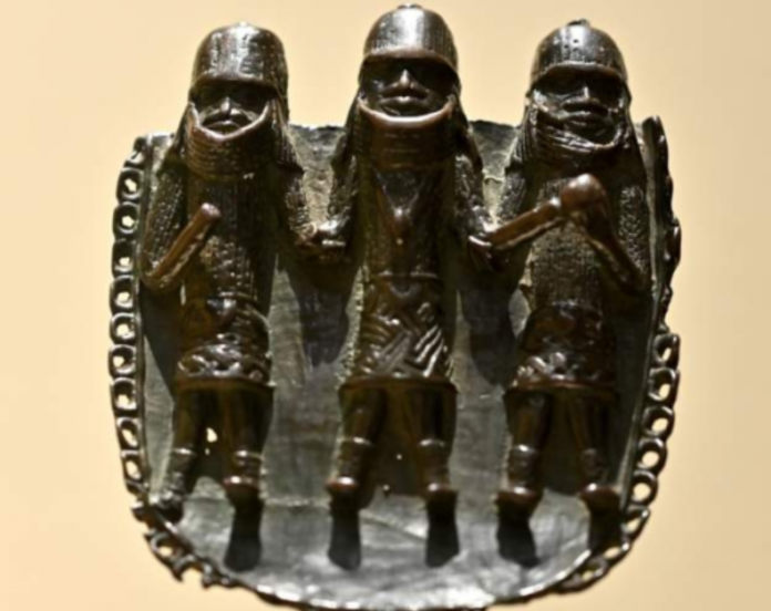 The items are part of thousands of artworks known as the Benin Bronzes stolen from the Benin Kingdom in 1897