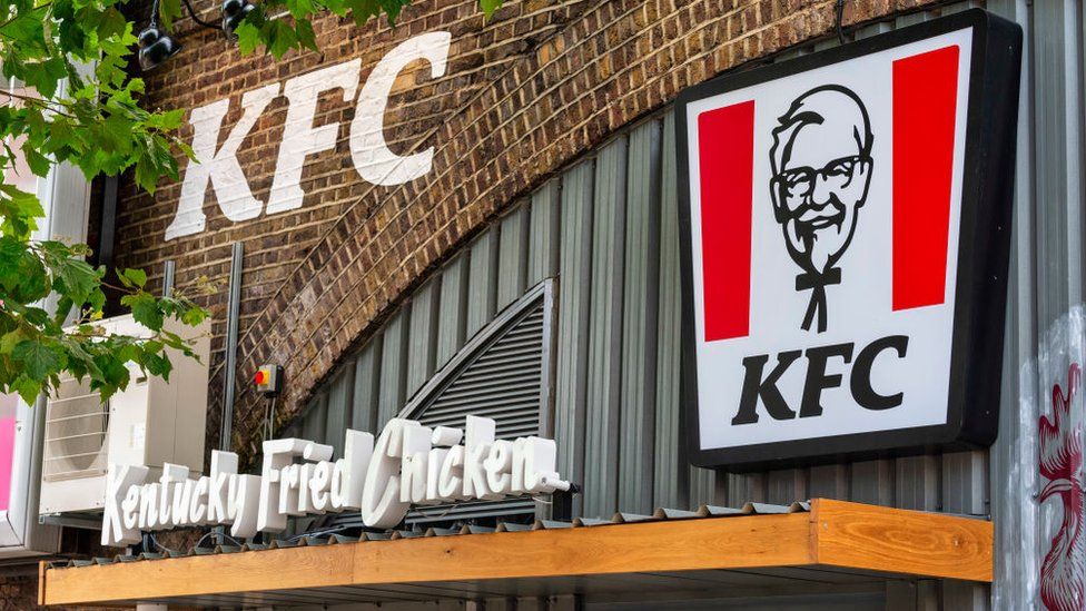 KFC restaurant at Waterloo, London