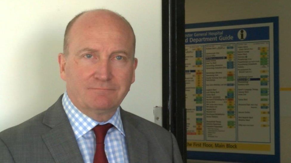 NHS trust chief executive Nick Hulme