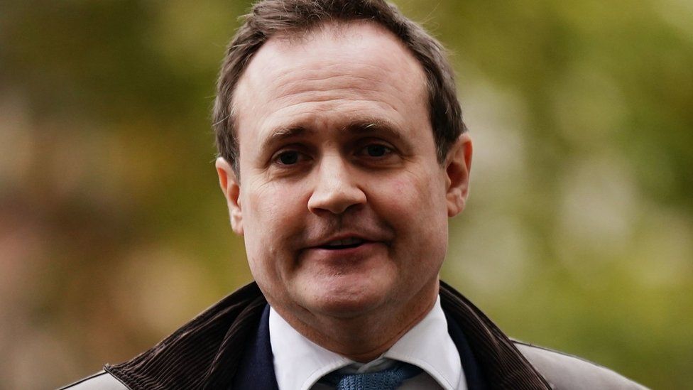 Tom Tugendhat arriving at Westminster Magistrates' Court