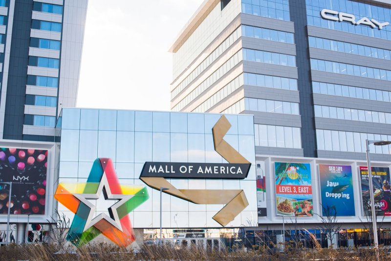 The Mall of America in Bloomington, Minn., was briefly locked down on Friday following a shooting incident in which a 19-year-old man was killed. File Photo courtesy Mall of America
