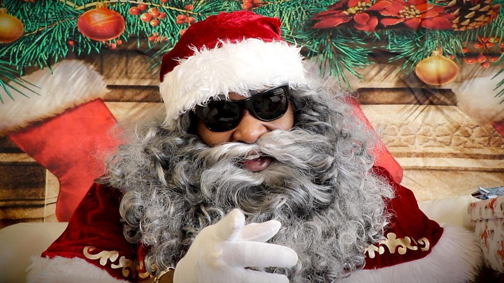 Alexander Richards, aka Black Santa, has been spreading festive cheer across the East Midlands.