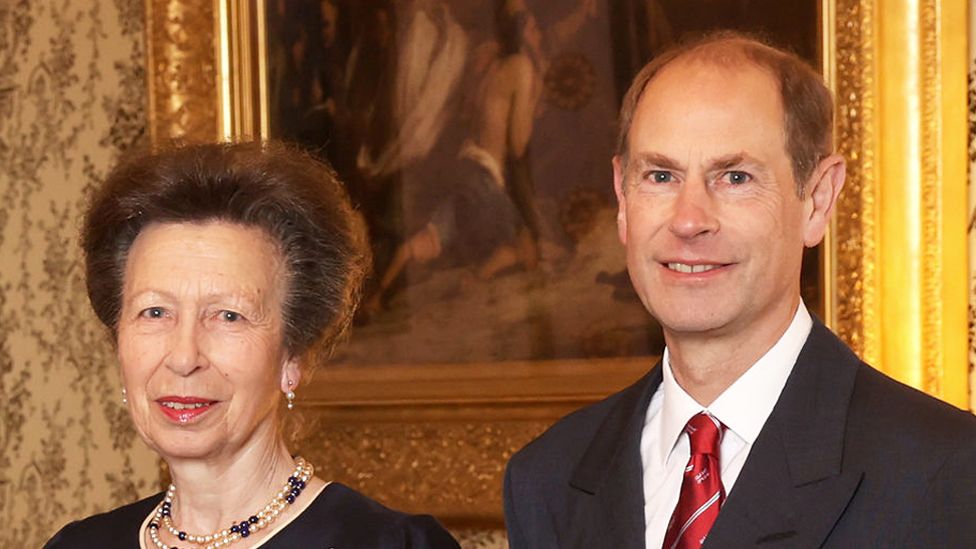 Princess Anne and Prince Edward