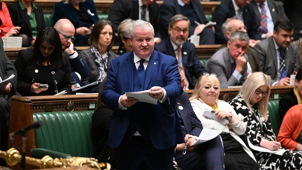 Ian Blackford in parliament