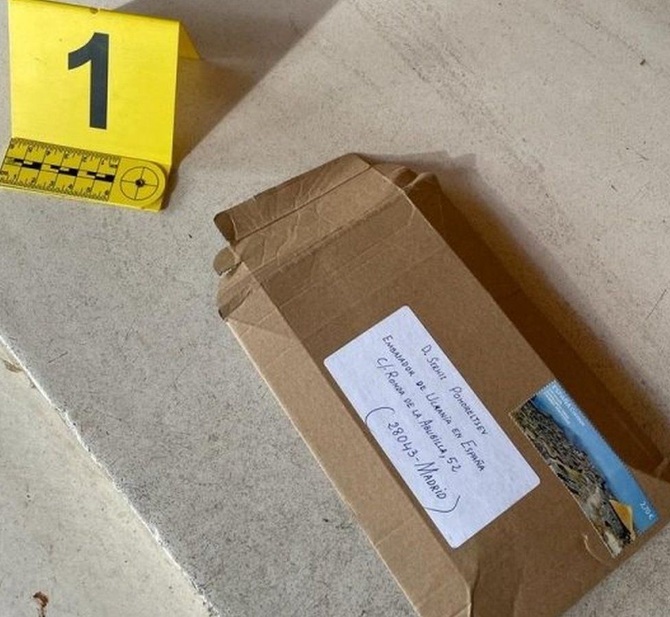 Suspicious package at Madrid embassy