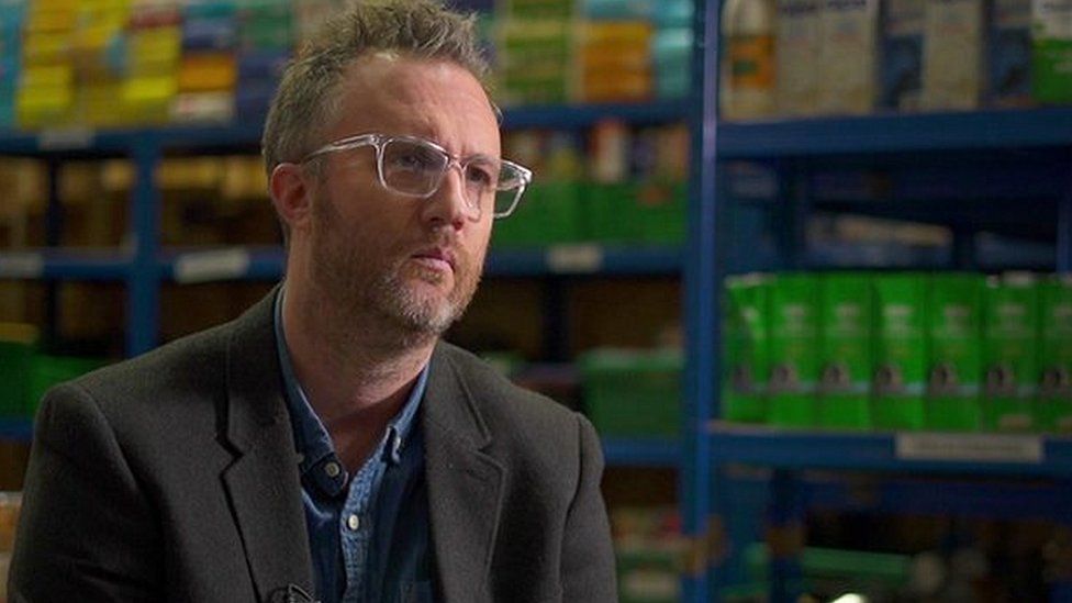 Jonny Currie, the head of the Trussell Trust in Northern Ireland