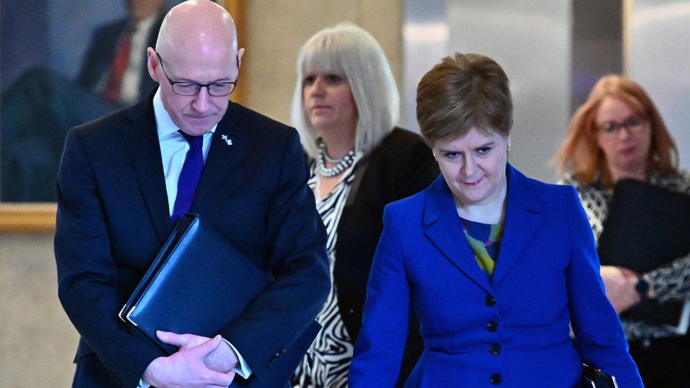 John Swinney and Nicola Sturgeon