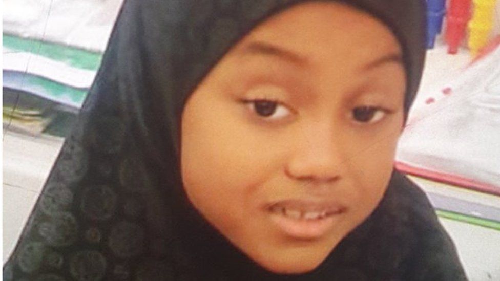 A picture of missing girl Aaich