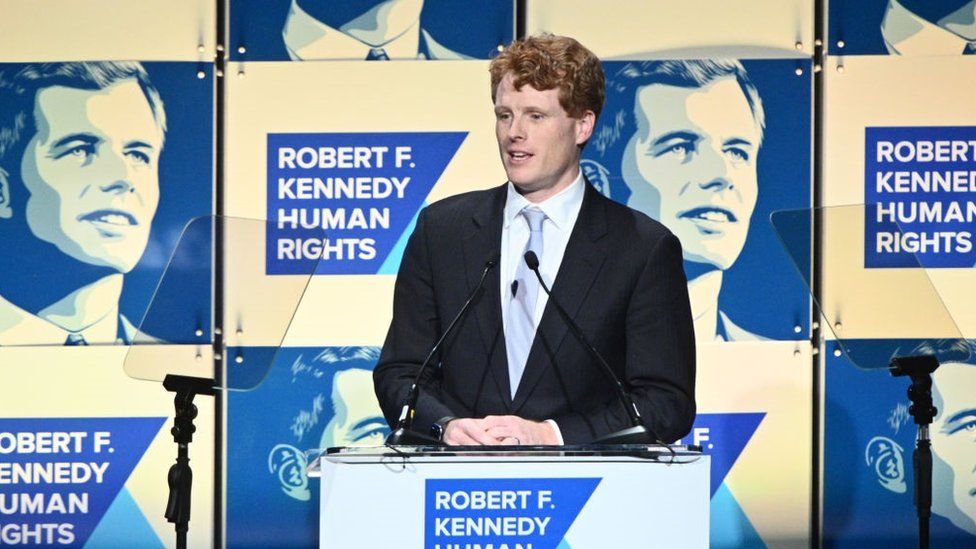 Mr Kennedy is the grandson of assassinated presidential candidate Robert Kennedy