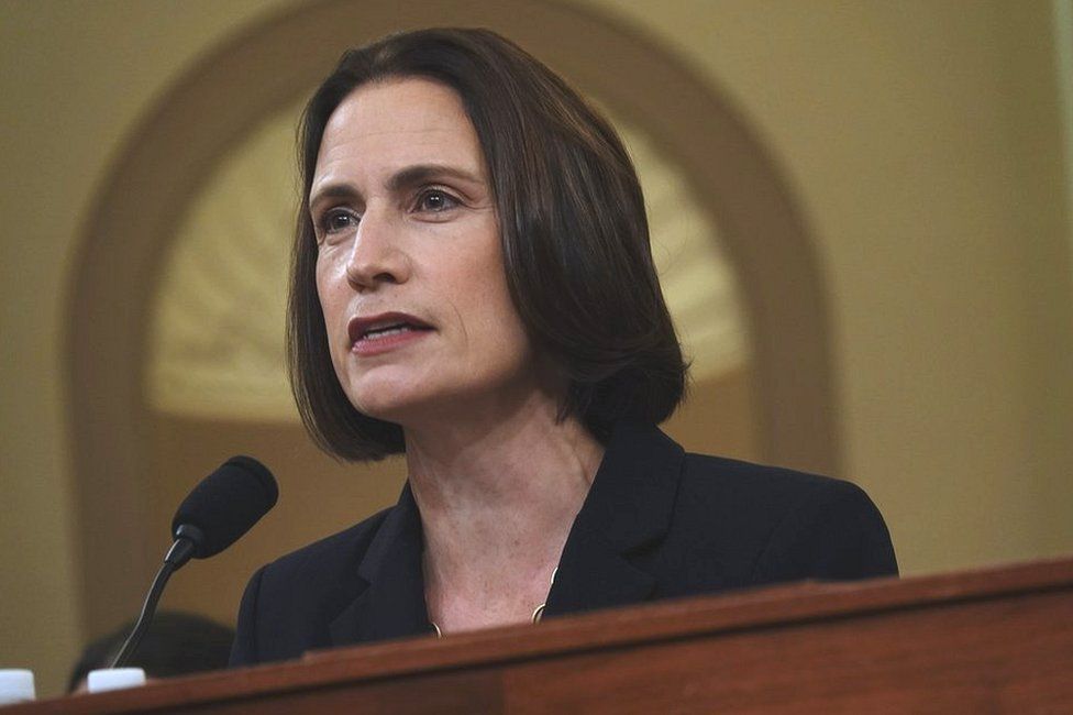 Fiona Hill, former top Russia advisor to the White House, provides testimony in the impeachment inquiry of President Trump in Washington, DC on November 21, 2019