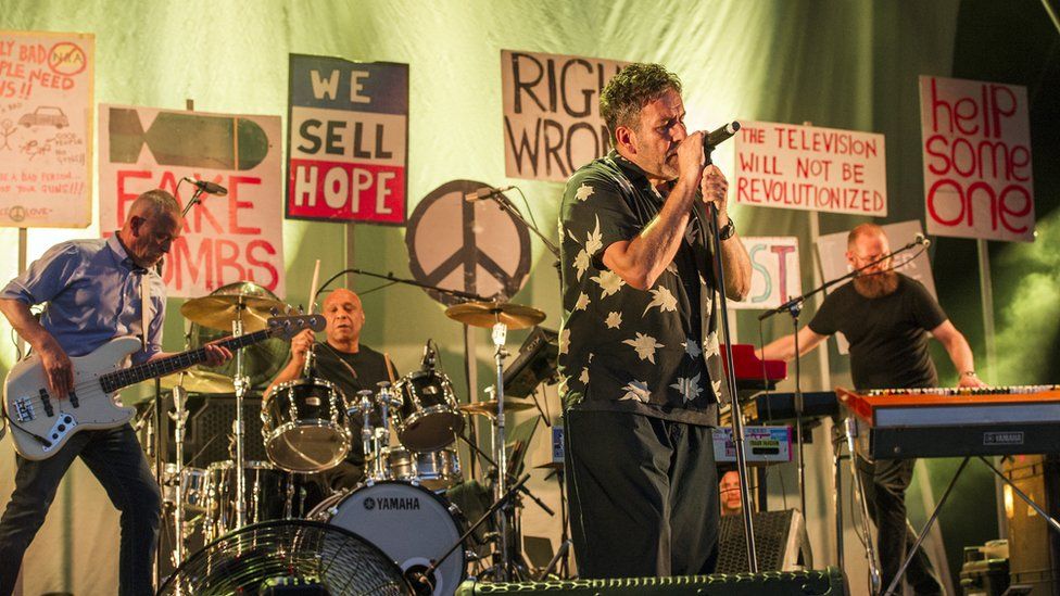Terry Hall of The Specials performs during Cornbury Festival 2019