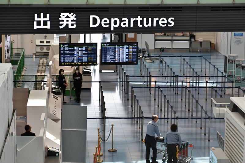 Japan's foreign minister said China's suspension of travel visas to Japanese citizens was "regrettable" Wednesday, amid a growing diplomatic row over COVID-19 restrictions. File Photo by Keizo Mori/UPI