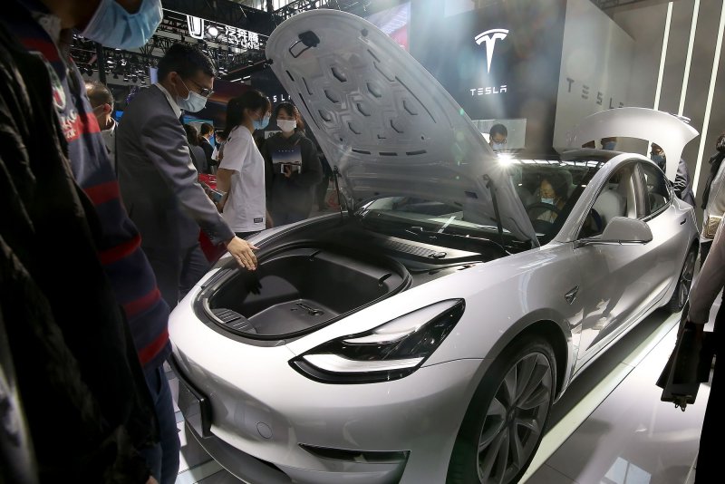 Tesla and Piedmont Lithium revised a supply agreement for a mineral that forms the backbone of electric vehicle battery technology. File photo by Stephen Shaver/UPI | <a href="/News_Photos/lp/93ba97b72b5c7bcc32af8e21a4b8d498/" target="_blank">License Photo</a>