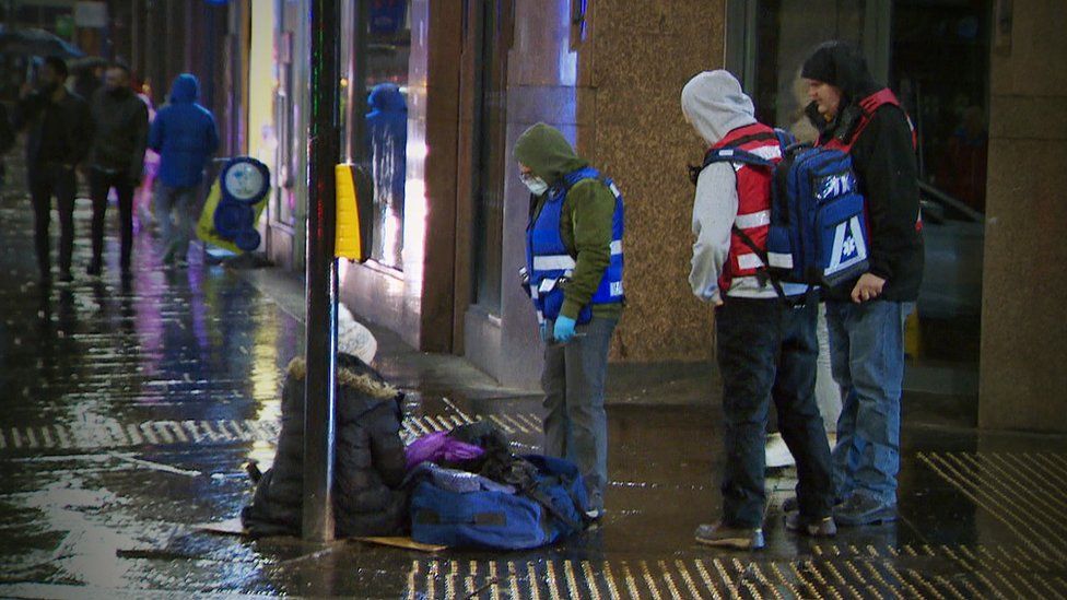 homeless Glasgow