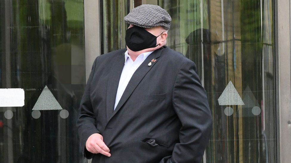 A photo of David Holden appearing at Belfast's Crown Court