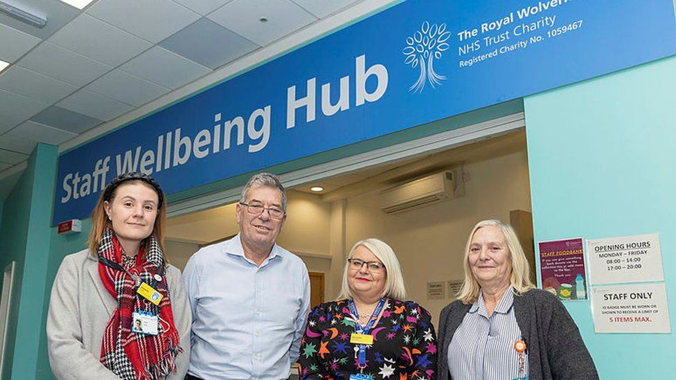 The Staff Wellbeing Hub at Wolverhampton's New Cross Hospital