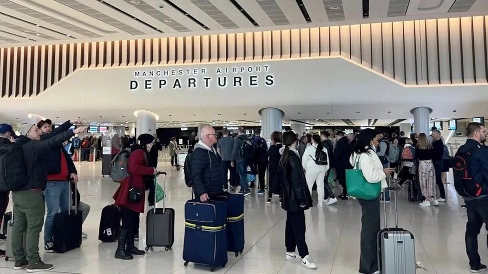 Manchester Airport departures generic image