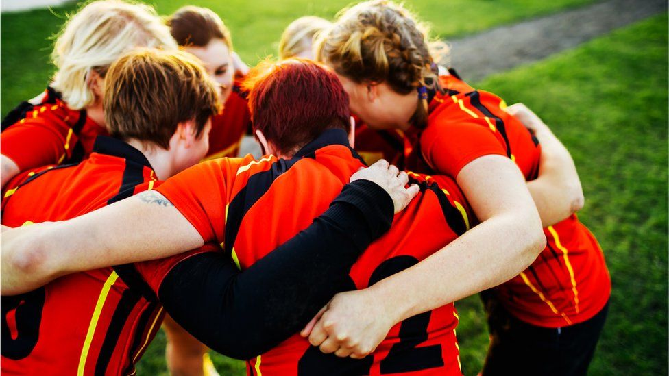 Female rugby team