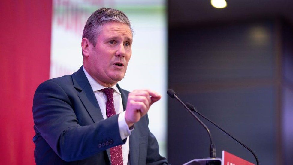 Sir Keir Starmer speaks at the London Labour conference