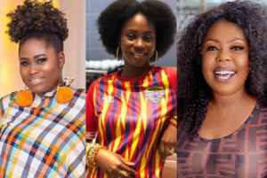 Lydia Forson, Cina Soul and Afia Schwarzenegger have declared their support for their favorite teams