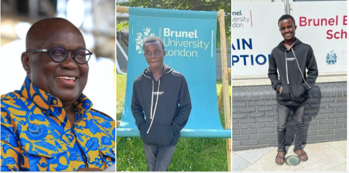 8As Adeiso SHS Boy Given Scholarship By Akufo-Addo Starts School In UK