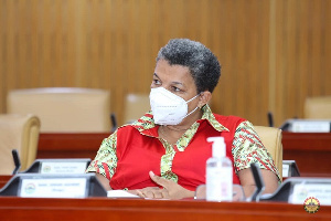 MP for Awutu Senya West, Gizella Tetteh-Agbotui