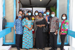A group picture of officials from UNDP, Embassy of Japan in Ghana, Health Ministry and GHS