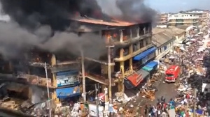Properties running into millions of Ghana cedis were burnt