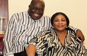 Ghana's first couple, Nana Addo Dankwa and Rebecca Akufo-Addo