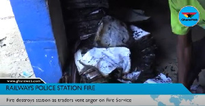 The fire destroyed documents at the police station among many other things