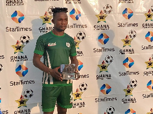 Ghanaian striker, Kwame Peprah