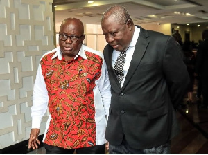 Former Special Prosecutor with President Akufo-Addo when his nomination was announced