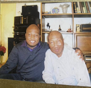 Member of Parliament for North Tongu, Samuel Okudzeto Ablakwa and his late father