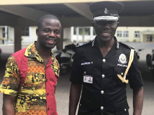 Manasseh Azure Awuni and COP Dr. Akuffo Dampare
