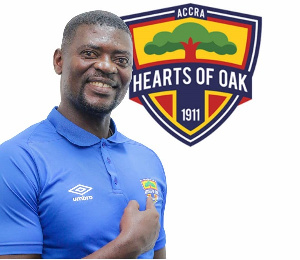 Hearts of Oak coach Samuel Boadu