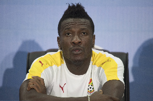 Ghanaian football legend Asamoah Gyan