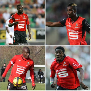 Some top Ghanaian players who played for Rennes