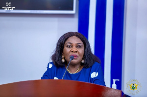 Cecilia Abena Dapaah, the Minister of Sanitation and Water Resources