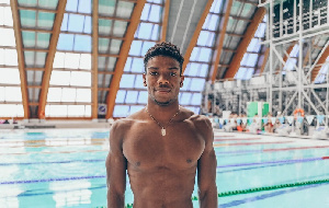 Abeiku Jackson sets national record in Men's 100m Butterfly at Tokyo Olympics