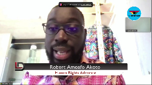 Robert Amoafo Akoto shared his perspectives on the LGBTQ subject on The Lowdown