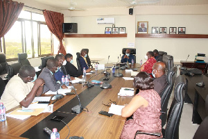 The delegation was led by the President of TUSAAG,  Edem Honu