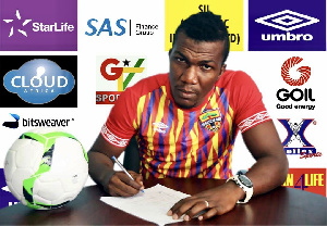 Abednego Tetteh joined the club from Bibiani Gold Stars