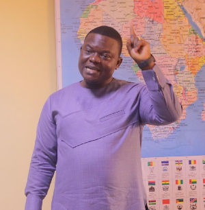 Gayheart Mensah, aspiring president of the Ghana Journalists Association